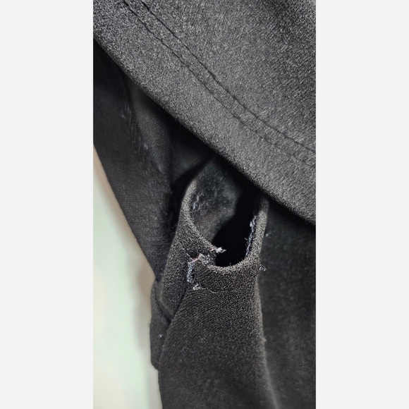 Large Black Casual Pants Jumpsuit - Picture 3 of 4